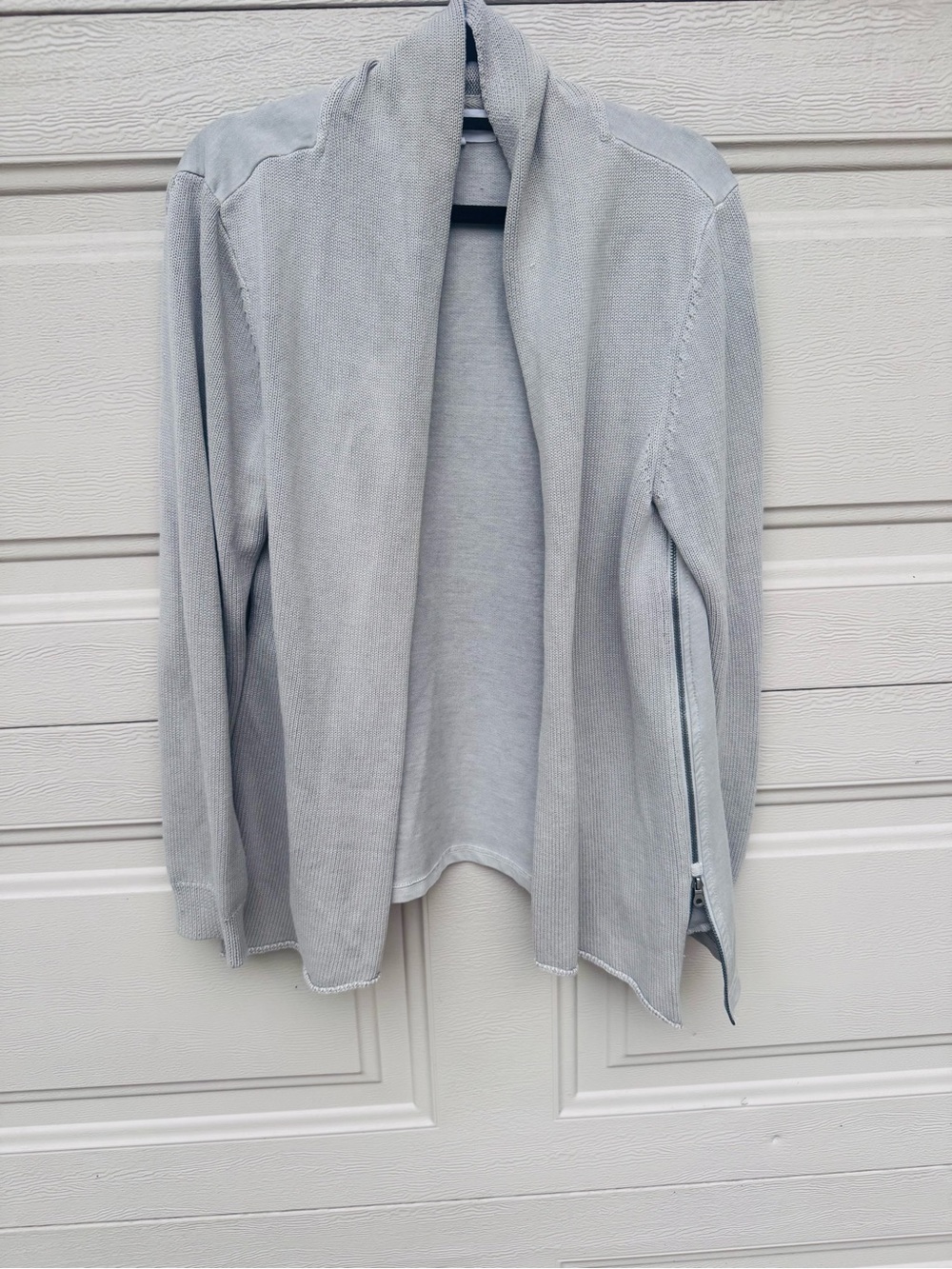 Neon Buddha Light Gray Open-Front Women's Cardigan Sweater
